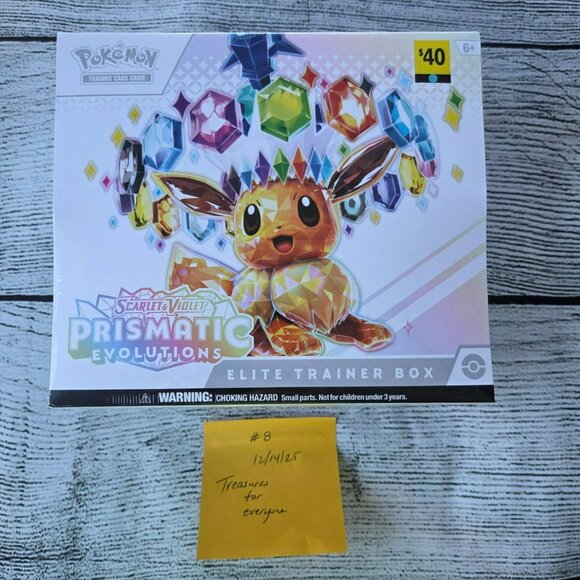 Pokémon Prismatic Evolutions ETB Elite Trainer Box Factory Sealed Dollar General - Picture 2 of 8